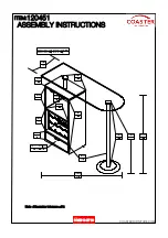 Предварительный просмотр 10 страницы Coaster 120451 Assembly Instructions Manual