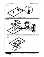 Preview for 3 page of Coaster 120821 Assembly Instructions