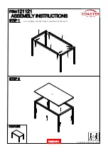 Preview for 3 page of Coaster 121121 Assembly Instructions