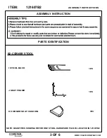 Preview for 3 page of Coaster 121607 Assembly Instructions Manual