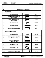 Preview for 4 page of Coaster 121607 Assembly Instructions Manual