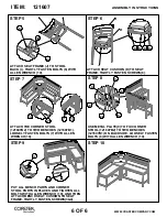 Preview for 6 page of Coaster 121607 Assembly Instructions Manual