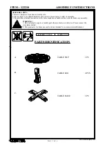 Preview for 2 page of Coaster 122210 Assembly Instructions