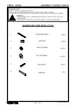 Preview for 3 page of Coaster 122210 Assembly Instructions