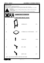 Preview for 2 page of Coaster 122213 Assembly Instructions Manual