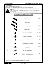 Preview for 3 page of Coaster 122213 Assembly Instructions Manual