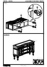 Preview for 3 page of Coaster 122256 Assembly Instructions