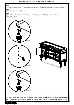 Preview for 4 page of Coaster 122256 Assembly Instructions