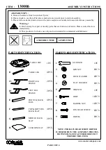 Предварительный просмотр 2 страницы Coaster 130006 Assembly Instructions