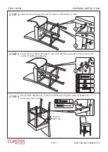 Preview for 4 page of Coaster 130059 Assembly Instruction