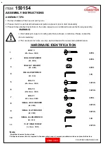 Preview for 3 page of Coaster 150154 Assembly Instructions