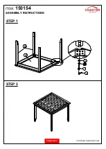 Preview for 4 page of Coaster 150154 Assembly Instructions