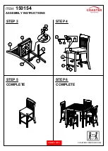 Preview for 5 page of Coaster 150154 Assembly Instructions