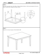 Preview for 3 page of Coaster 150157 Assembly Instructions