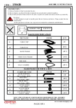 Предварительный просмотр 2 страницы Coaster 150430 Assembly Instructions