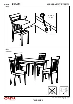 Предварительный просмотр 4 страницы Coaster 150430 Assembly Instructions