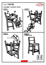 Предварительный просмотр 3 страницы Coaster 182192 Assembly Instructions