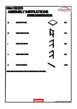 Preview for 3 page of Coaster 182253 Assembly Instructions Manual