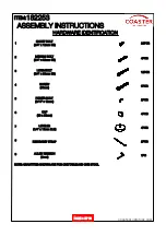 Preview for 4 page of Coaster 182253 Assembly Instructions Manual