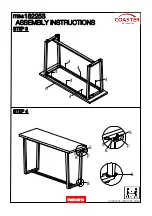 Preview for 6 page of Coaster 182253 Assembly Instructions Manual