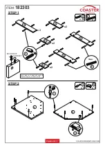 Preview for 4 page of Coaster 182303 Assembly Instructions Manual