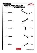 Preview for 4 page of Coaster 182632 Assembly Instructions Manual