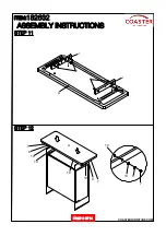 Preview for 11 page of Coaster 182632 Assembly Instructions Manual