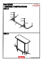 Preview for 12 page of Coaster 182632 Assembly Instructions Manual