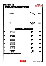 Preview for 3 page of Coaster 183148 Assembly Instructions Manual