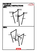 Preview for 4 page of Coaster 183148 Assembly Instructions Manual