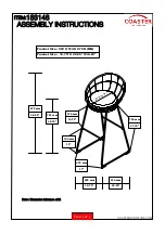 Preview for 7 page of Coaster 183148 Assembly Instructions Manual