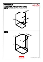 Preview for 4 page of Coaster 183406 Assembly Instructions Manual