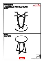 Preview for 4 page of Coaster 183516 Assembly Instructions