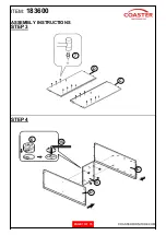 Предварительный просмотр 7 страницы Coaster 183600 Assembly Instructions Manual