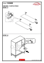 Предварительный просмотр 11 страницы Coaster 183600 Assembly Instructions Manual