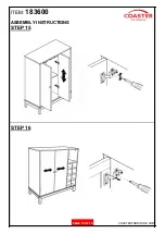 Предварительный просмотр 13 страницы Coaster 183600 Assembly Instructions Manual