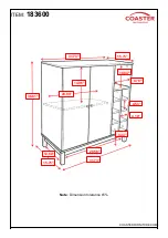 Предварительный просмотр 16 страницы Coaster 183600 Assembly Instructions Manual