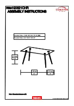 Preview for 4 page of Coaster 190621CHR Assembly Instructions