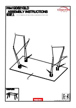 Preview for 3 page of Coaster 190621GLD Assembly Instructions