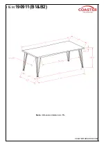 Preview for 4 page of Coaster 190911 Assembly Instructions