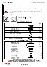 Preview for 2 page of Coaster 192029 Assembly Instructions