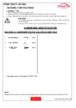 Preview for 3 page of Coaster 192071 Assembly Instructions