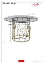 Preview for 5 page of Coaster 192071 Assembly Instructions