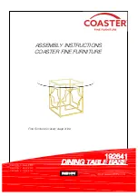 Preview for 1 page of Coaster 192641 Assembly Instructions