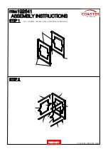 Preview for 3 page of Coaster 192641 Assembly Instructions