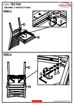 Preview for 4 page of Coaster 192749 Assembly Instructions Manual