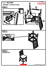 Preview for 5 page of Coaster 192749 Assembly Instructions Manual