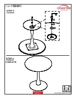 Preview for 4 page of Coaster 193041 Assembly Instructions