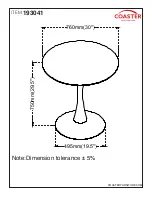 Preview for 5 page of Coaster 193041 Assembly Instructions