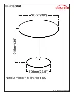 Preview for 5 page of Coaster 193068 Assembly Instructions